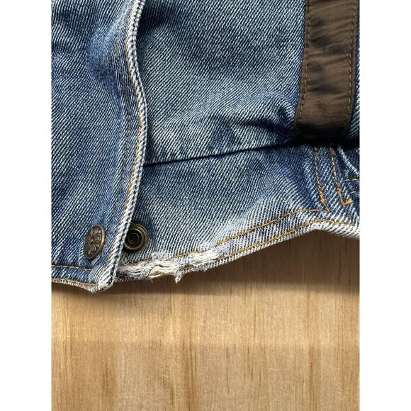 Vintage (Current Seen) Women’s Denim Patchwork Medium Classic 80’s Retro Movies - Picture 4 of 12
